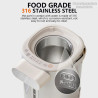 JOYOUNG Bollitore elettrico con dispenser - 5,5 l, temperatura regolabile e sicurezza...